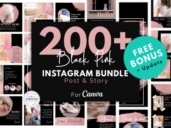 200 Black Pink Instagram Boost Bundle: Your Social Media Toolkit