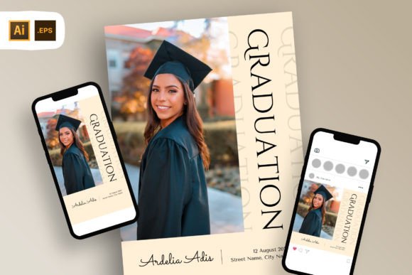 Beige Photo Graduation Party Invitation: Your Simple Path to a Polished Event