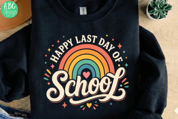 Celebrate the Final Bell: A Designer's Guide to the Happy Last Day of School Rainbow PNG
