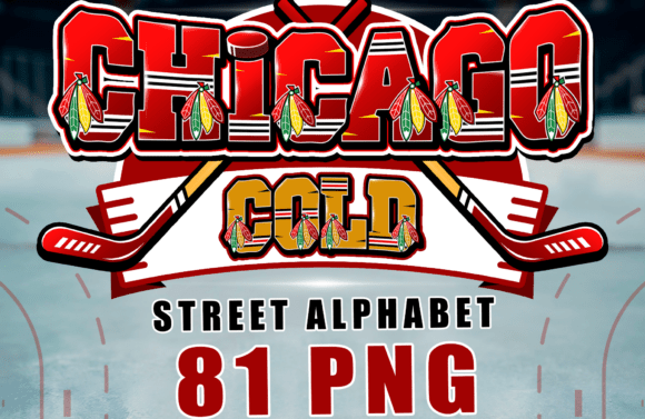 Chicago Graffiti Alphabet: 81 PNG for Bold Design