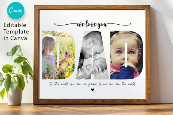 Create a Meaningful Dad Photo Collage Gift