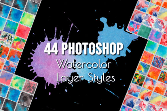 Elevate Your Projects with Watercolor Photoshop Layer Styles