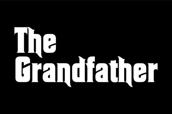 Grandfather Svg: The Ultimate Vintage Gangster Font