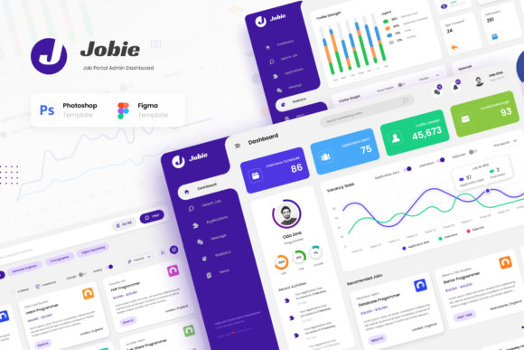 Jobie Admin: A Modern UI Template for Hiring Platforms
