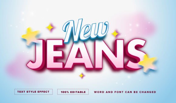 New Jeans Text Style Effect Editable: Unlocking Dynamic Typography