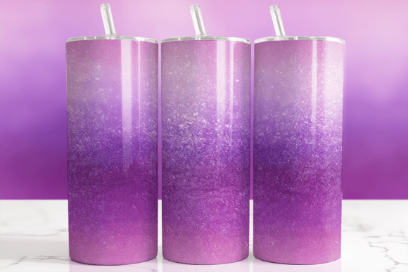 Ombre Purple Glitter Tumbler Wrap: A Designer's Deep Dive