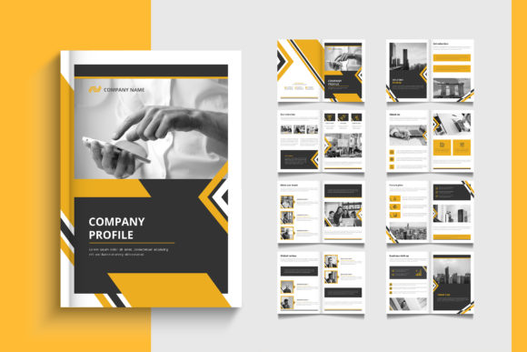 Professional Pages Company Profile & Brochure Template