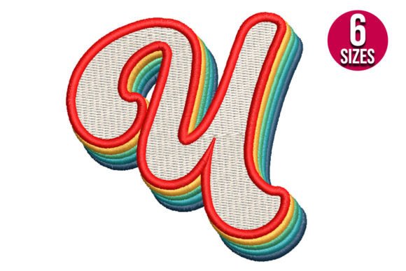 Retro Alphabet Letter U: A Vintage Charm for Modern Projects