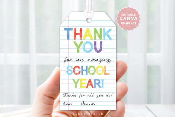 Thank You Teacher Appreciation Tag: A Designer's Guide to End-of-Year Gratitude