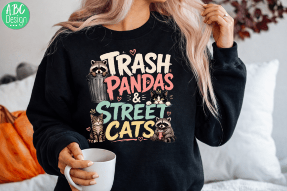 Trash Pandas & Street Cats PNG: Urban Whimsy for Bold Designs